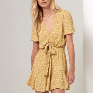 Kivari the label tie front mini dress maise